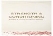 STRENGTH & CONDITIONING - SUFFOLK NETBALL … · STRENGTH & CONDITIONING. England Netball’s goal is to become and remain, themost consistently successful netball nation in the world