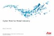 Cyber Risk for Retail Industry - Health | Aon€¦ · Cyber Risk for Retail Industry Date: ... Retail Industry witnessed the 4th highest number of claims vis-a-vis other industries