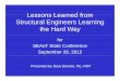 Lessons Learned fromLessons Learned from Structural ... learned davy   Lessons Learned fromLessons
