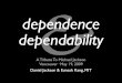 dependence dependability - UO Computer and Jackson...  dependability A Tribute To Michael Jackson