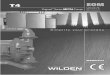T4 - Wilden Pumps from Air Pumping Ltd. PUMP & ENGINEERING, LLC 2 WIL-10262-E-01 Section 2 WILDEN PUMP DESIGNATION SYSTEM T4 ORIGINAL METAL 38 mm (1-1/2") Pump Maximum Flow Rate: 307