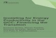 Investing for Energy Productivity in the GCC: Financing ... · Investing for Energy Productivity in the GCC: Financing the Transition 4 education infrastructure. Building on a competitive