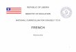 FRENCH - liberiaunitedmethodistchurch.orgliberiaunitedmethodistchurch.org/wp-content/uploads/2013/11/FRENCH... · Develop the art of speaking correctly. ... telephone c alls using