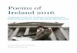 Poems of Ireland 2016 - tarbertcomprehensive.ie · Poems of Ireland 2016 ... to the school and to themselves. What follows are those same poems, here in print, as recited by each