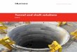 Tunnel and shaft solutions · 3-pin precast arches 19 Applications 19 ... • Utility tunnels • Traffic ... Humes offer segmental tunnel linings in partnership with Buchan Concrete