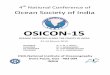 OSICON-15 - Ocean Society of Indiaoceansociety.in/osicon/osicon2015/osicon2015_abstracts.pdf · OSICON-15 OCEANIC PROCESSES ALONG THE COASTS OF INDIA 22-24 March 2015 ... Vasant Kunj