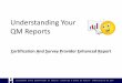 Understanding Your QM Reports - ofmq.com Your QM... · MDS 3.0 QM Reports MDS Facility Characteristics Report MDS 3.0 Facility Level Quality Measure Report MDS 3.0 Monthly Comparison
