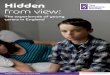 Hidden from view - The Children's Society · Hidden from view: The experiences of young carers in England. Hidden from View: The experiences of young carers in England ... Many young