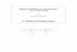 3. Differentialligninger - KennethHansen.net · opskrevet som en tabel af (approximerede) funktionsværdier. Det kan betale sig at sammenligne med integralregningen - man kunne jo