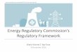 Energy Regulatory Commission’s Regulatory Framework · Generation Transmission Distribution Consumer Owned and operated by National Power Corporation (NPC) Owned and operated by