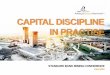CAPITAL DISCIPLINE IN PRACTISE - thevault.exchange The financial information contained in this market update presentation has not been reviewed or reported on by the Company's external
