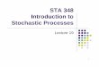 STA 348 Introduction to Stochastic Processessdamouras/courses/STA348H5_F11... · Kolmogorov’s Backward Equations