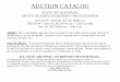 AUCTION CATALOG - California · auction catalog state of california ... 43 mens wittnauer watch (tsa) ... 89 wenger watches 3-in-lot (tsa)