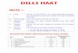 DILLI HAAT - Delhi Traffic Police .DILLI HAAT NOTE :- 1. Fare Rs.25/ - for first fall of 2 km. (upon