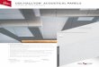 USG Ceiling USG HALCYON ACOUSTICAL PANELS · PDF fileCost USG HALCYON™ ACOUSTICAL PANELS ... colored to match the factory ﬁ nish. ... USG Halcyon™ Acoustical Panels Data Sheet