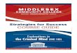 Strategies for Success COURSE GUIDE 100... · MIDDLESEX COMMUNITY COLLEGE BEDFORD † MASSACHUSETTS † LOWELL Strategies for Success COURSE GUIDE Sponsored by the U.S. Department