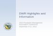 DWR Highlights and Information - c.ymcdn.com .DWR Highlights and Information 2015 Floodplain Management