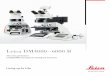 DM4000-B Systemkomp-dt6 en Kopie - antlab.com.tr · The large, logically arranged display of the Leica DM4000 B shows all microscope settings at a glance – a convenience unmatched