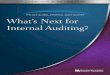 THE IIA’S GLOBAL INTERNAL AUDIT SURVEY … Documents/Whats-Next-for... · Report IV, What’s Next for Internal Auditing?, is one of five deliverables of The IIA’s Global Internal