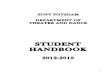 Student Handbook Text 2012-2013 - Potsdam · 1 !!!!! suny potsdam department of theatre and dance student handbook 2012-2013 !!!!!