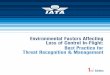 Environmental Factors Affecting Loss of Control In … · Environmental Factors Affecting Loss of Control In-Flight: Best Practice for Threat Recognition & Management iv st1 Edition