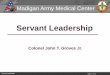 Servant Leadership - New York State Emergency … · Servant Leadership Slide 1 of 27 ... Servant Leadership . Slide 5 of 27 . Character ... • Jack Welch - Jack • Guiliani