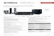 YHT-496AU - Yamaha · • HD Audio decoding with CINEMA DSP 3D (17 DSP programmes) • Compressed Music Enhancer with CINEMA DSP • Virtual Presence Speaker function for CINEMA DSP