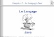 Le Langage - lim.univ-reunion.frlim.univ-reunion.fr/staff/courdier/old/cours/java/Chap2_Langage... · © Rémy Courdier (Révisions M. Gangat) 1996-2003 - Le langage Java - Version