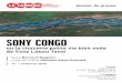 SONY CONGO - Le Tarmac · linguistique, une copulation entre les lignes. ... NOTE DU METTEUR EN SCÈNE ... toutes les images et métaphores sont sans équivoques, 