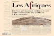 BANQUES, ASSURANCES PRODUITS DE BASE L’élite ... - Les … · Maroc : l’héritage de Douiri trop lourd pour Mohamed Boussaid ? La situation grave dans le delta du Niger et la
