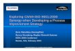 Exploring CMMI-ISO 9001:2000 Synergy when Developing a Process ... · Exploring CMMIExploring CMMI--ISO 9001:2000 ISO 9001:2000 Synergy when Developing a Process Synergy when Developing