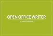 Open office wrìter - profbresolin.weebly.comprofbresolin.weebly.com/uploads/2/3/8/4/...open_office_wrìter.pdf · I MARGINI DELLA PAGINA, LA DIMENSIONE DELLA PAGINA, L'ORIENTAMENTO