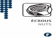 ÉCROUS NUTS - Expired prdfasbec.com · Écrous F- Québec 418-872-6018 Sans frais 800-463-5259 Chicoutimi 418-545-1100  f_ecrous_v7final_050209 ÉCROUS hexagOnaUx
