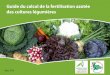 Guide du calcul de la fertilisation azotée des cultures ... · Besoin en azote de la ... L’objectif de la fumure azotée en légumes est d’apporter à la plante ce que le 