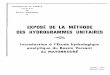 EXPOSÉ DE LA MÉTHODE DES HYDROGRAMMES UNITAIREShorizon.documentation.ird.fr/exl-doc/pleins_textes/divers16-12/... · DES HYDROGRAMMES UNITAIRES, ... Dans le temps, on observe: -