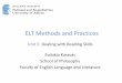 ELT Methods and Practicesopencourses.uoa.gr/modules/document/file.php/ENL12/Instructional... · ELT Methods and Practices Unit 5: Dealing with Reading Skills Evdokia Karavas School