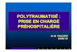 POLYTRAUMATISÉ : PRISE EN CHARGE …jlbreda.free.fr/CAMU/site resura/POLYTRAUMATISES.pdf · déformation thoracique - mise en jeu des muscles respiratoires accessoires - +/- cyanose