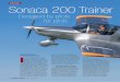 Designed by pilots for pilots - sonaca-aircraft.com et Pilote... · Milos Krivokapic l’a essayé à Melun, à l'est de Paris. 533 - Juin 2018 - Aviation et Pilote 29 Sonaca 200