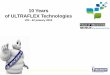 10 Years of ULTRAFLEX .MICHELIN Ultraflex Technologies Presentation 2011 ... moteur Caract©ristique