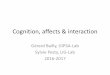 Cognition, affects & interaction - GIPSA-lab, laboratoire ...gerard.bailly/M2R_SCO/... · Cognition, affects & interaction Gérard Bailly, GIPSA-Lab Sylvie Pesty, LIG-Lab 2016-2017
