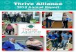 Thrive Alliance · different skills to operate the agency and deliver our services than the ones we’ve been using. ... Mark Lindenlaub, Executive Director . Impacting Lives and