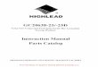 IGHLEAD GC20638-25/-25D - supsew.com GC20638-25, -25D.pdf · IGHLEAD GC20638-25/-25D Long Arm Compound Feed Split Needle Bar Lockstitch Sewing Machine Instruction Manual Parts Catalog