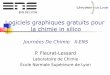 Logiciels graphiques gratuits pour la chimie in silicoperso.ens-lyon.fr/paul.fleurat-lessard/XENS_PFL_2014.05.12.pdf · + Construction + Calculs ... Orbitale Moléculaire, ... Fragment