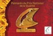 Palmarés du Prix National Palmarès du Prix National … · DE MEKNES G3P LYDEC ONCF de Meknès ONP - Casablanca Établissement Production ... Suta - Groupe Cosumar ONCF - Agence