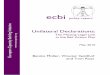 Unilateral Declarations: The Missing Legal Link … · ecbi policy report European Capacity Building I nitiative Unilateral Declarations: The Missing Legal Link in the Bali Action