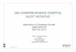 OIG Comprehensive Hospital Audit Initiativewebcasts.acc.com/.../OIG_Comprehensive_Hospital_Audit_Initiative.pdf · OIG COMPREHENSIVE HOSPITAL AUDIT INITIATIVE Maria E. Gonzalez Knavel