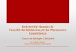 Université Hassan II Faculté de Médecine et de … · Casablanca - Cours de Biologie Cellulaire- Pr. Tahiri Jouti N. Année Universitaire 2015-2016 . Le Noyau Interphasique . Introduction