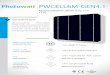 PWCELL6M-GEN4 - photowatt.com · 100% Made in France 100% in-line optical inspection 100% inspected for dark current and shunt resistance 100% compliant with RoHS lead-free regulation