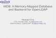 MDB: A Memory-Mapped Database and Backend for OpenLDAP · S Y M S The LDAP guys. TM A MDB: A Memory-Mapped Database and Backend for OpenLDAP Howard Chu CTO, Symas Corp. hyc@symas.com
