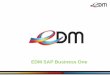 EDM SAP Business Oneedmbilisim.com.tr/sunum/EDM-BussinessOneSunumu.pdf · Microsoft Ofis ile Entegrasyon MS Ofis ve E-posta entegrasyonu Microsoft Outlook e-postasını, word ve exel